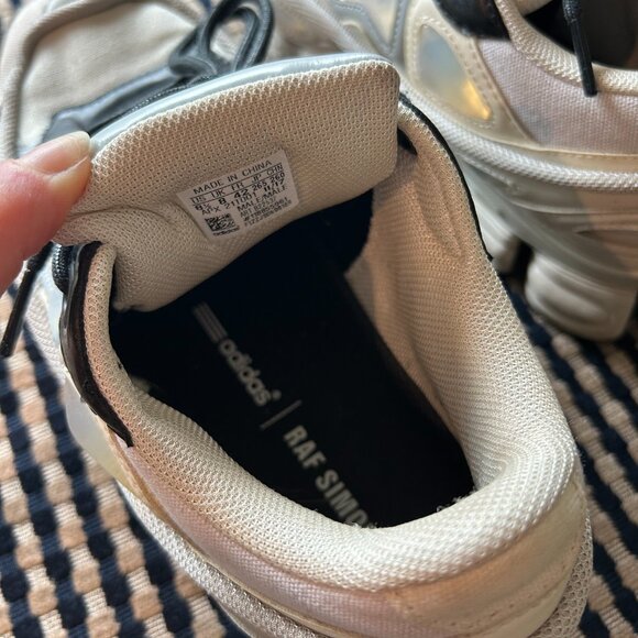 Raf Simons x Adidas Ozweego - Men US9 - Cream/Stone/Black - Very Good Condition - Picture 4 of 7